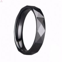 New Design Wholesale My Style Fashion Jewelry Flat Rings Promotion Hand Made Special Dark Ceramic Rings For Man